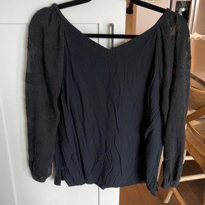 LOFT - Floral Long Sleeve Blouse